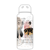 Bottiglia d'acqua con cannuccia - Modello di ballerina di danza classica Gen 2