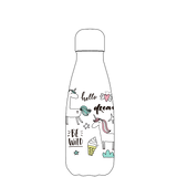 Original Be Unique Unicorn Water Bottle Pattern