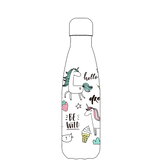 Original Be Unique Unicorn Water Bottle Pattern