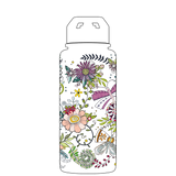 Borraccia con cannuccia - Modello di bellezza farfalla Gen 2