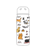 Bottiglia d'acqua con cannuccia - Modello Cat Party Gen 2