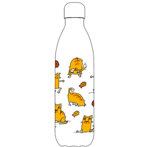 Patrón original de yoga para gatos.