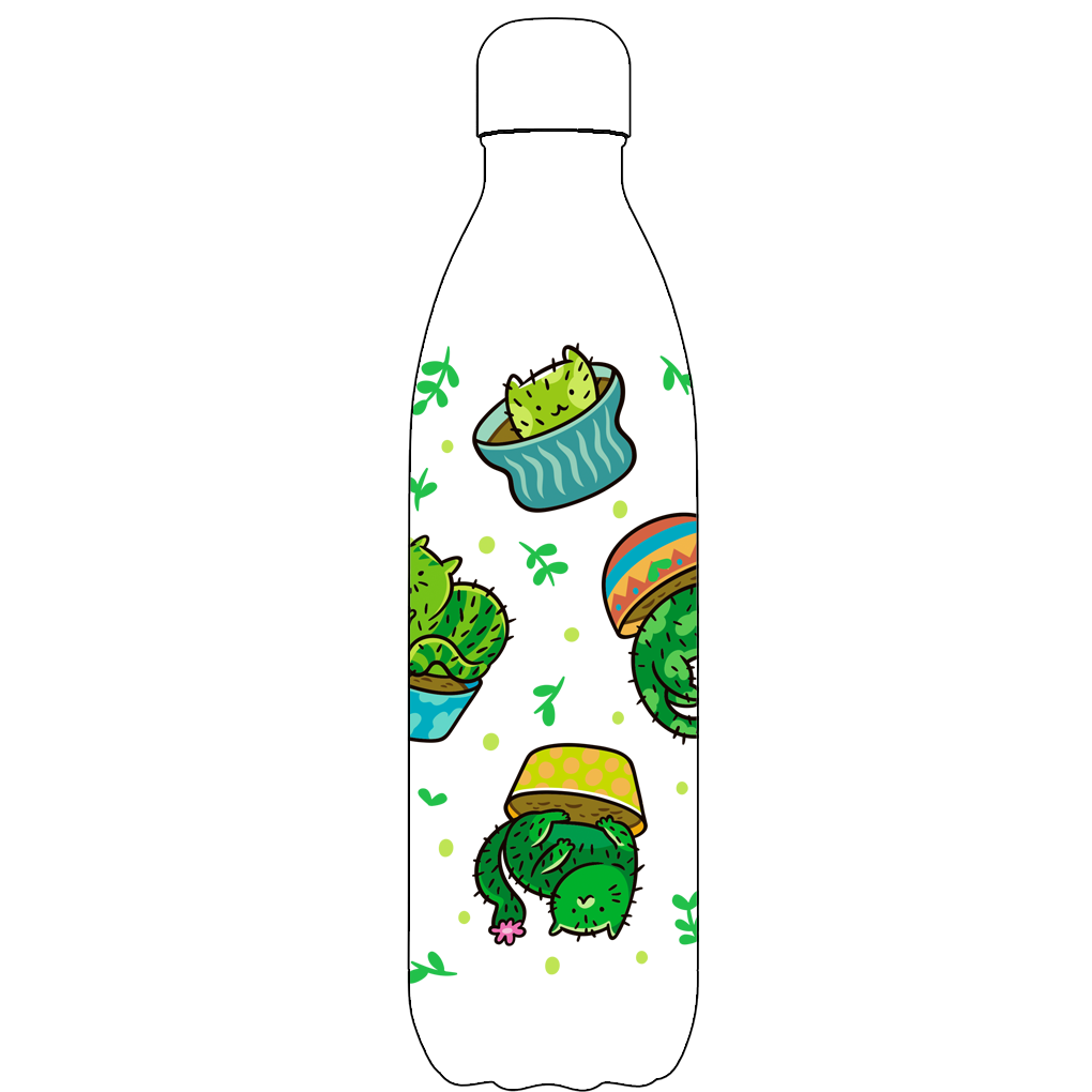 Original Catcus Water Bottle Pattern