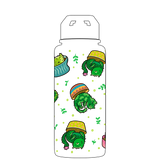 Wasserflasche mit Strohhalm – Gen 2 Catcus Pattern