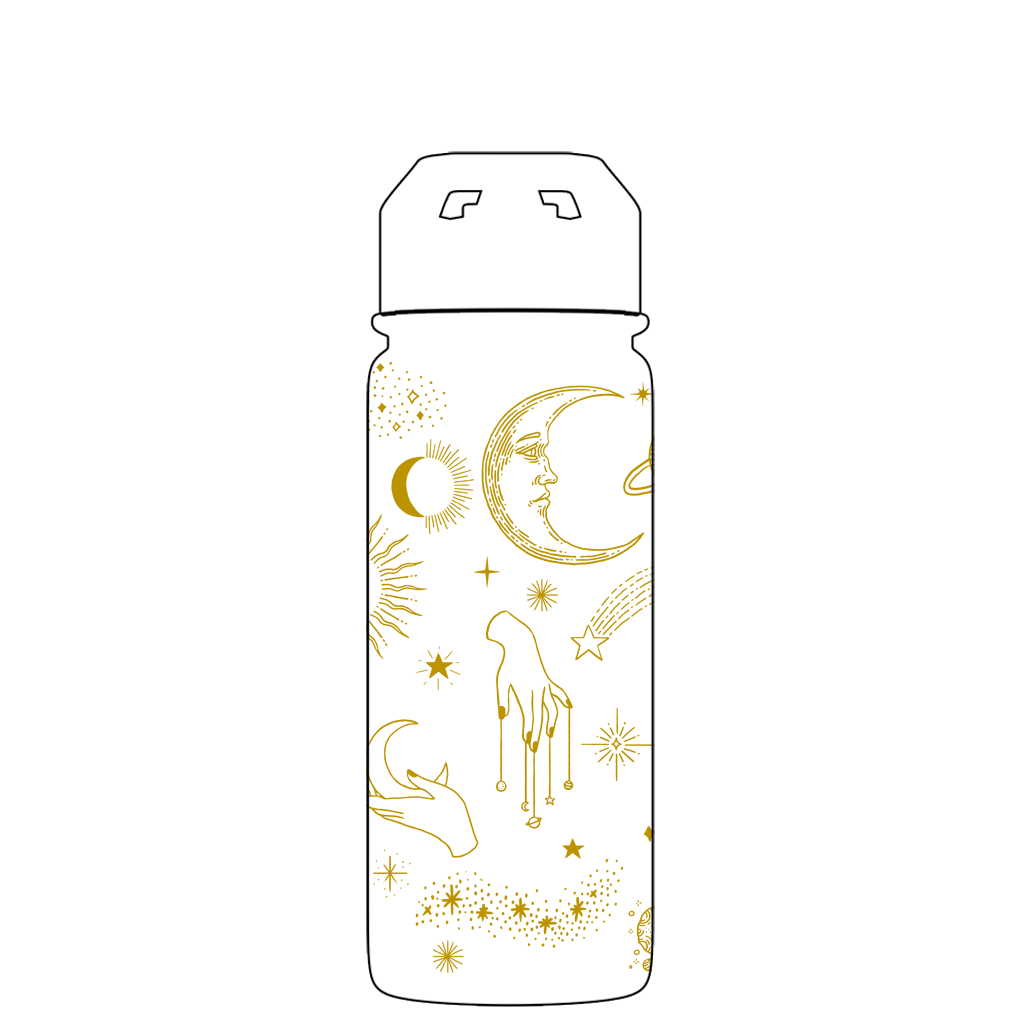 Gourde avec paille - Gen 2 Motif Céleste