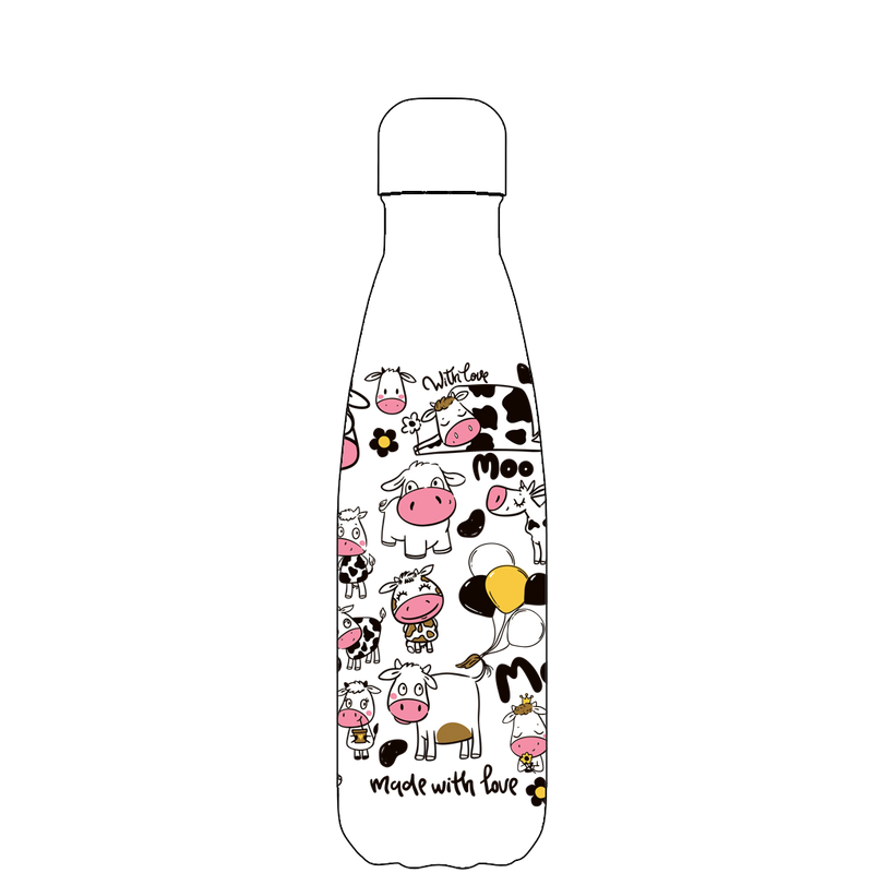 Original Cows are Legendairy Water Bottle Pattern