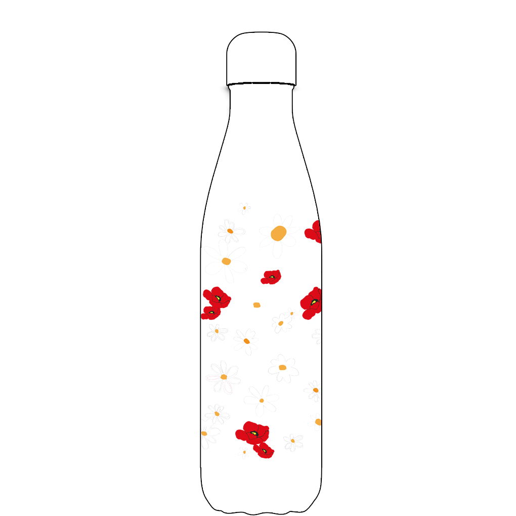 Original Daisy Water Bottle Pattern