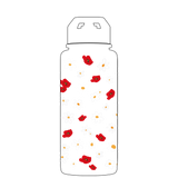 Water bottle with straw - Gen 2 Daisy Pattern