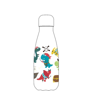 Original Dino Pirates Water Bottle Pattern
