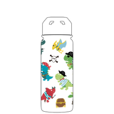 Bottiglia d'acqua con cannuccia - Modello Dino Pirates Gen 2