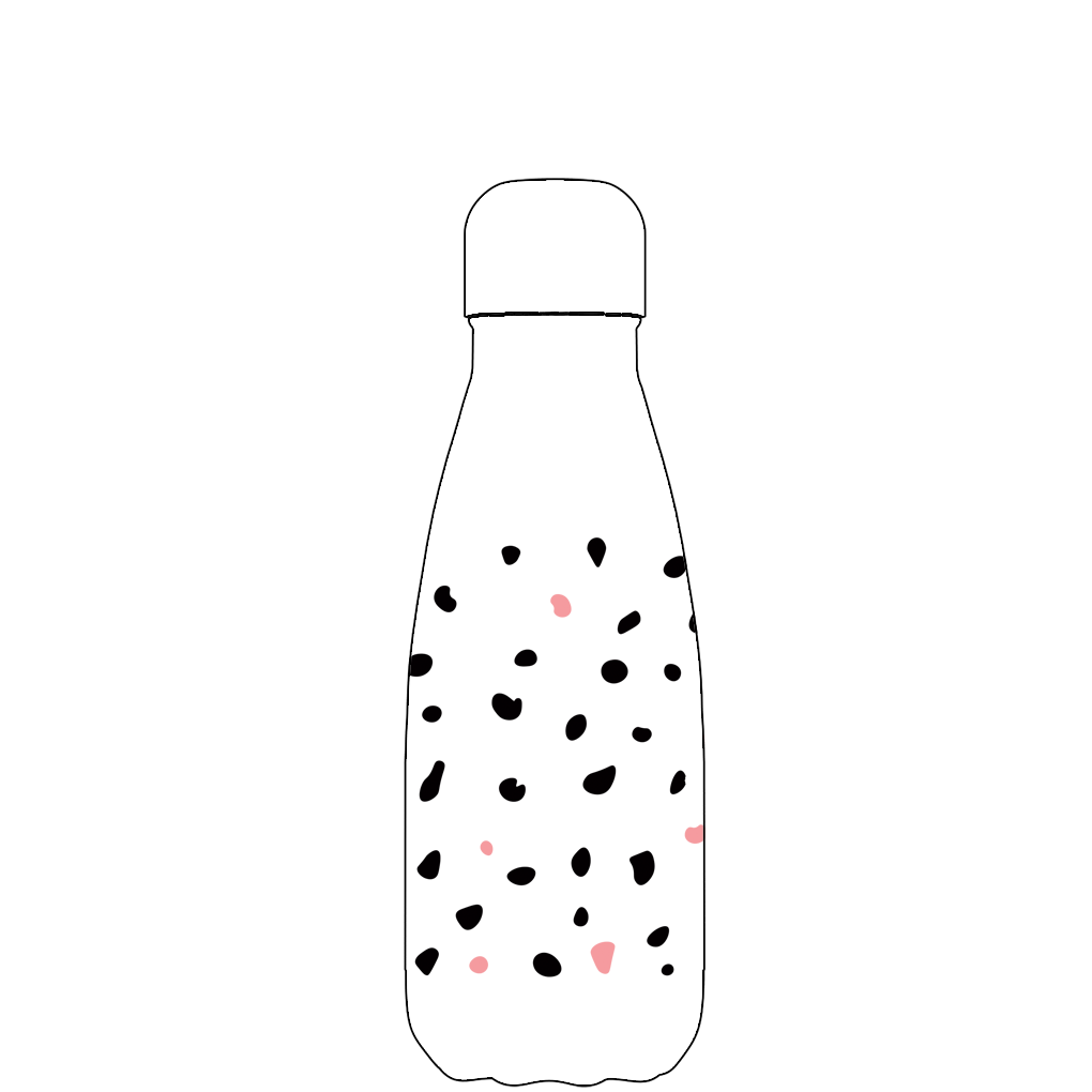 Original Disty Dalmatian Water Bottle Pattern