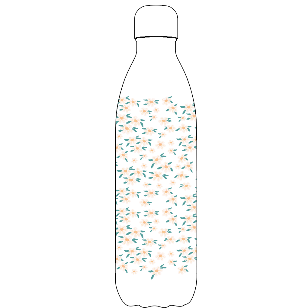 Original Ditsy Floral Water Bottle Pattern