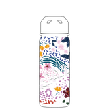 Bottiglia d'acqua con cannuccia - Motivo incantato Gen 2