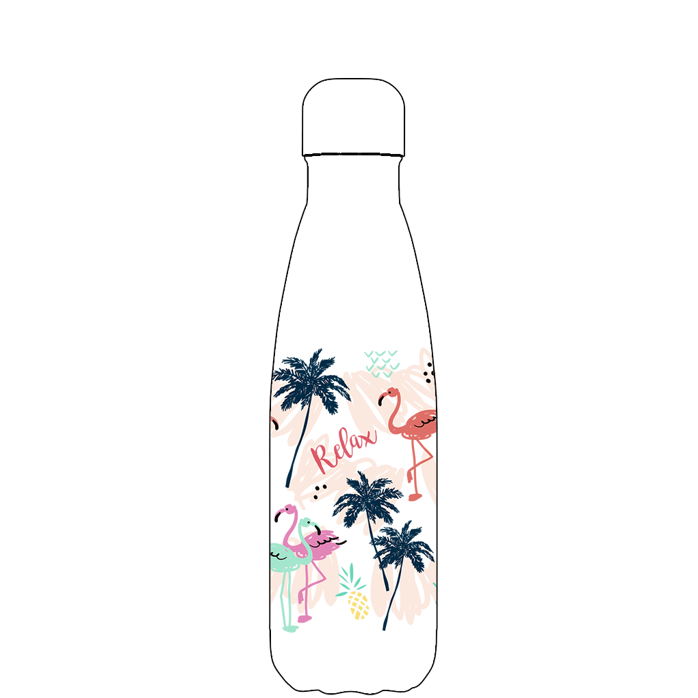 Modèle original de fiesta de flamant rose