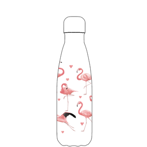 Proworks Flamingo Water Bottle Pattern