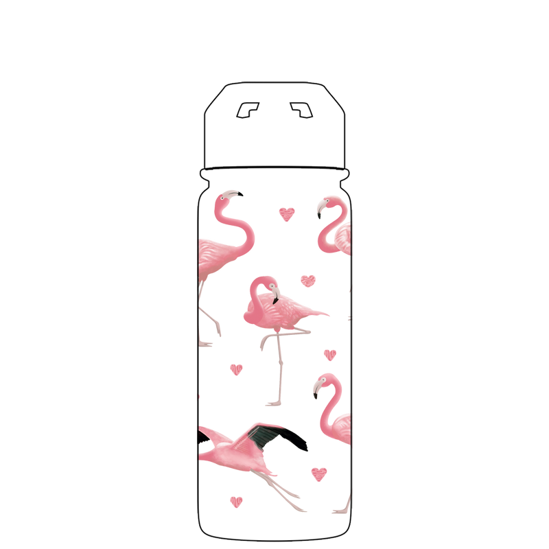 Borraccia con cannuccia - Modello Flamingo Gen 2