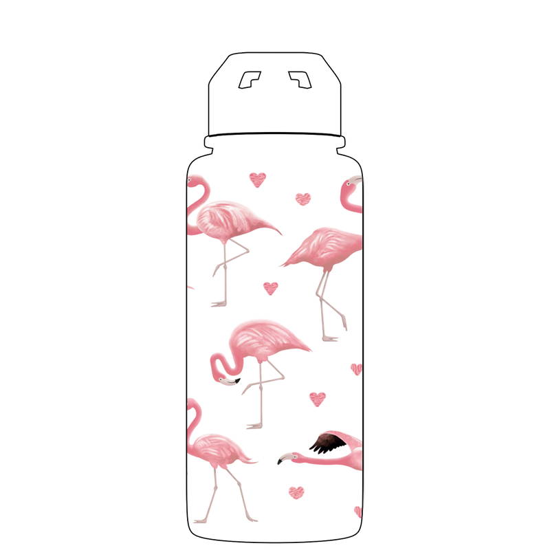 Borraccia con cannuccia - Modello Flamingo Gen 2