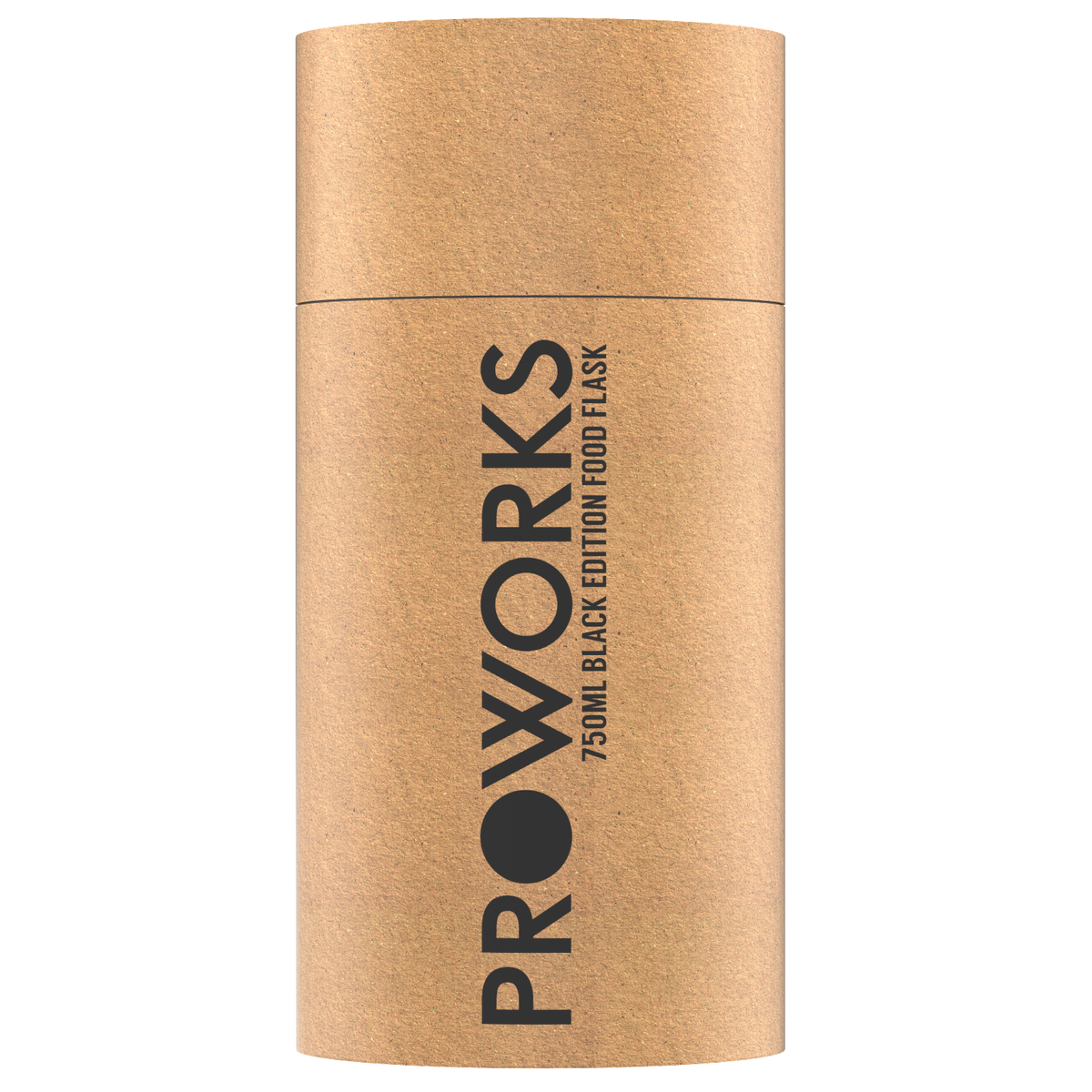 Proworks All Black Flamingo Food Flask 750ml Packaging