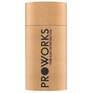 Proworks All Black Flamingo Food Flask 750ml Packaging