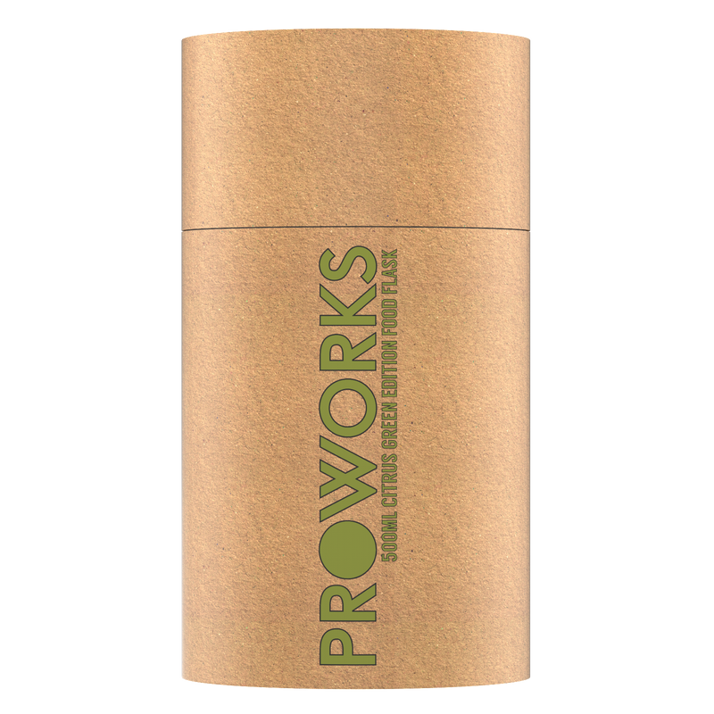 Proworks Citrus Green 500ml Food Flask Packaging