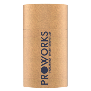Proworks Midnight Blue Food Flask 500ml Packaging