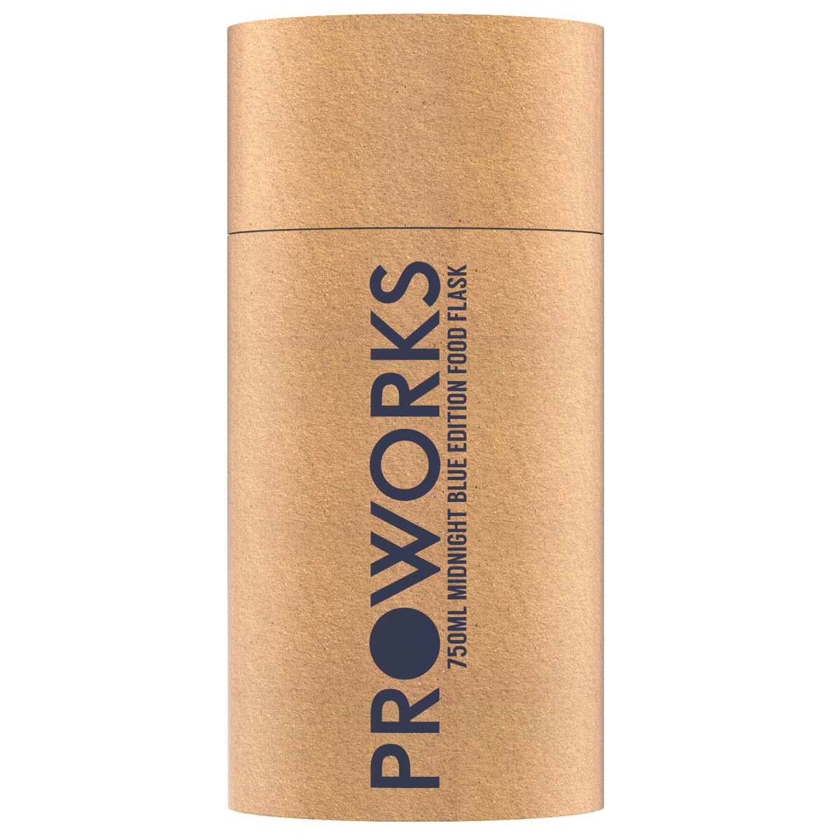 Proworks Midnight Blue Food Flask 750ml Packaging