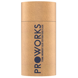 Proworks Midnight Blue Food Flask 750ml Packaging
