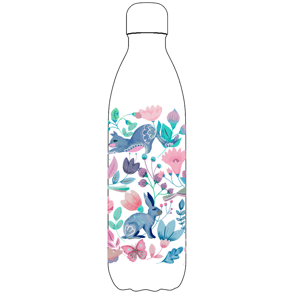 Ursprüngliches Wald-FolkArt-Muster