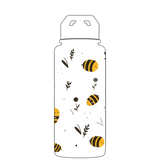 Water bottle with straw - Gen 2 Happy Bee Pattern