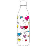 Original Hearts and Love Water Bottle Pattern