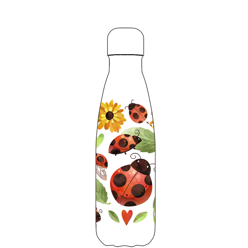 Ladybird Water Bottle Pattern