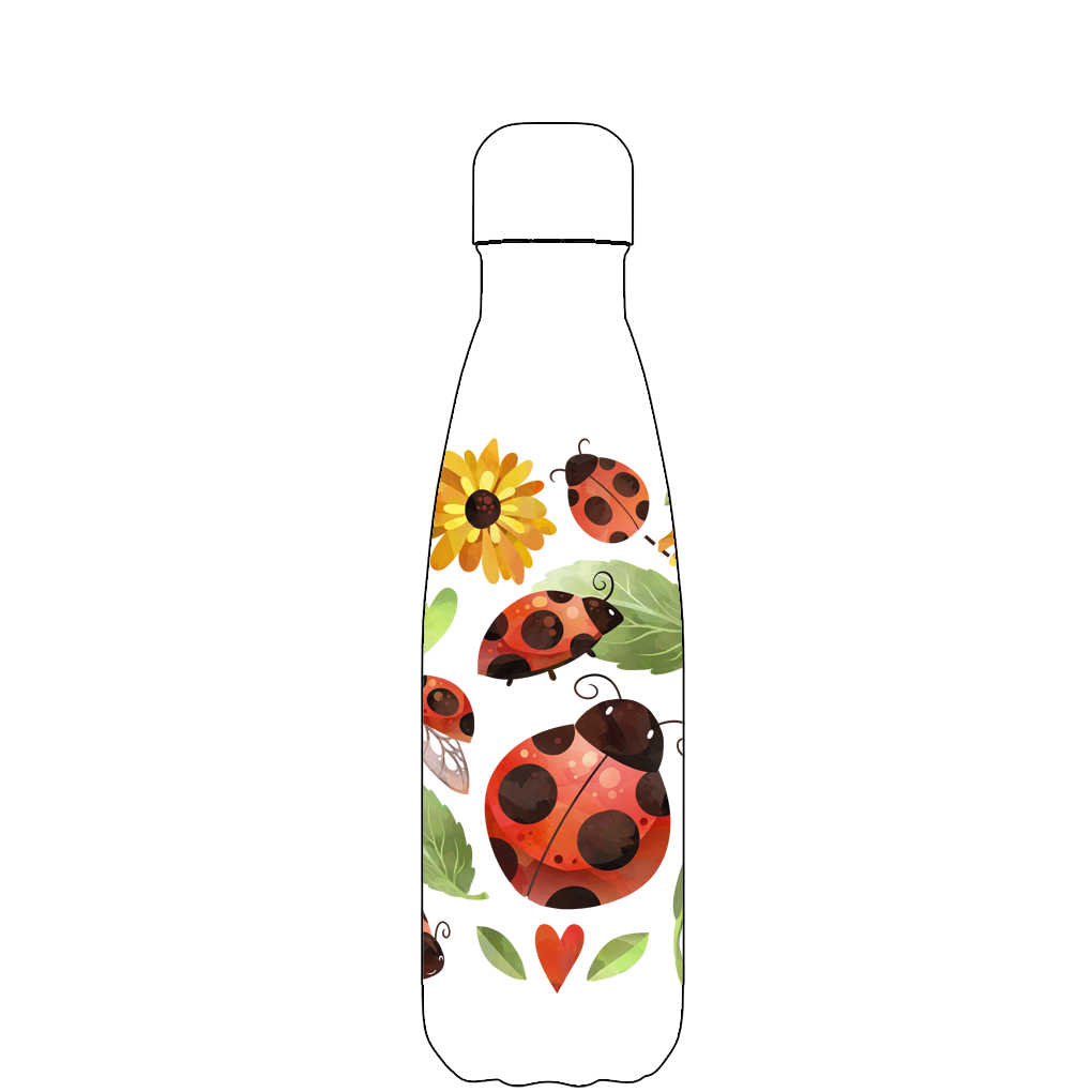 Ladybird Water Bottle Pattern