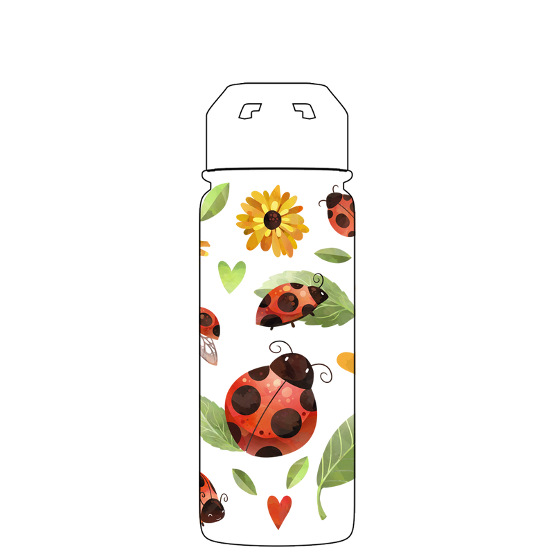 Borraccia con cannuccia - Modello Coccinella Gen 2