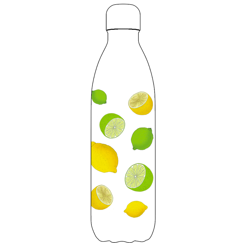 Original Lemon and Lime Water Bottle Pattern