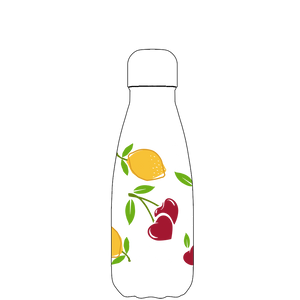 Original Lemon Cherries Water Bottle Pattern