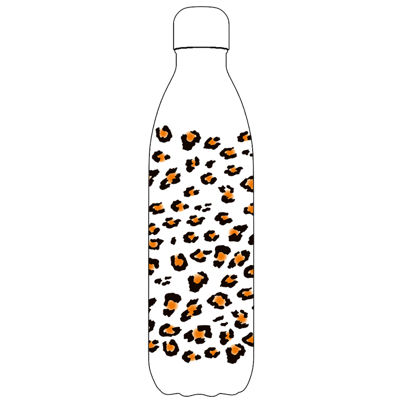 Original Leopard Print Water Bottle Pattern