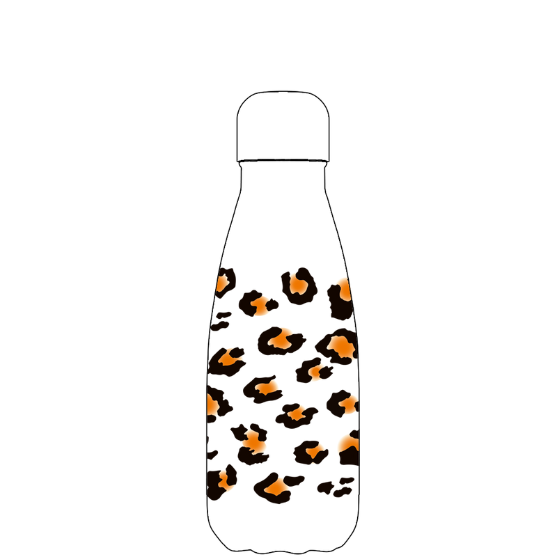 Original Leopard Print Water Bottle Pattern