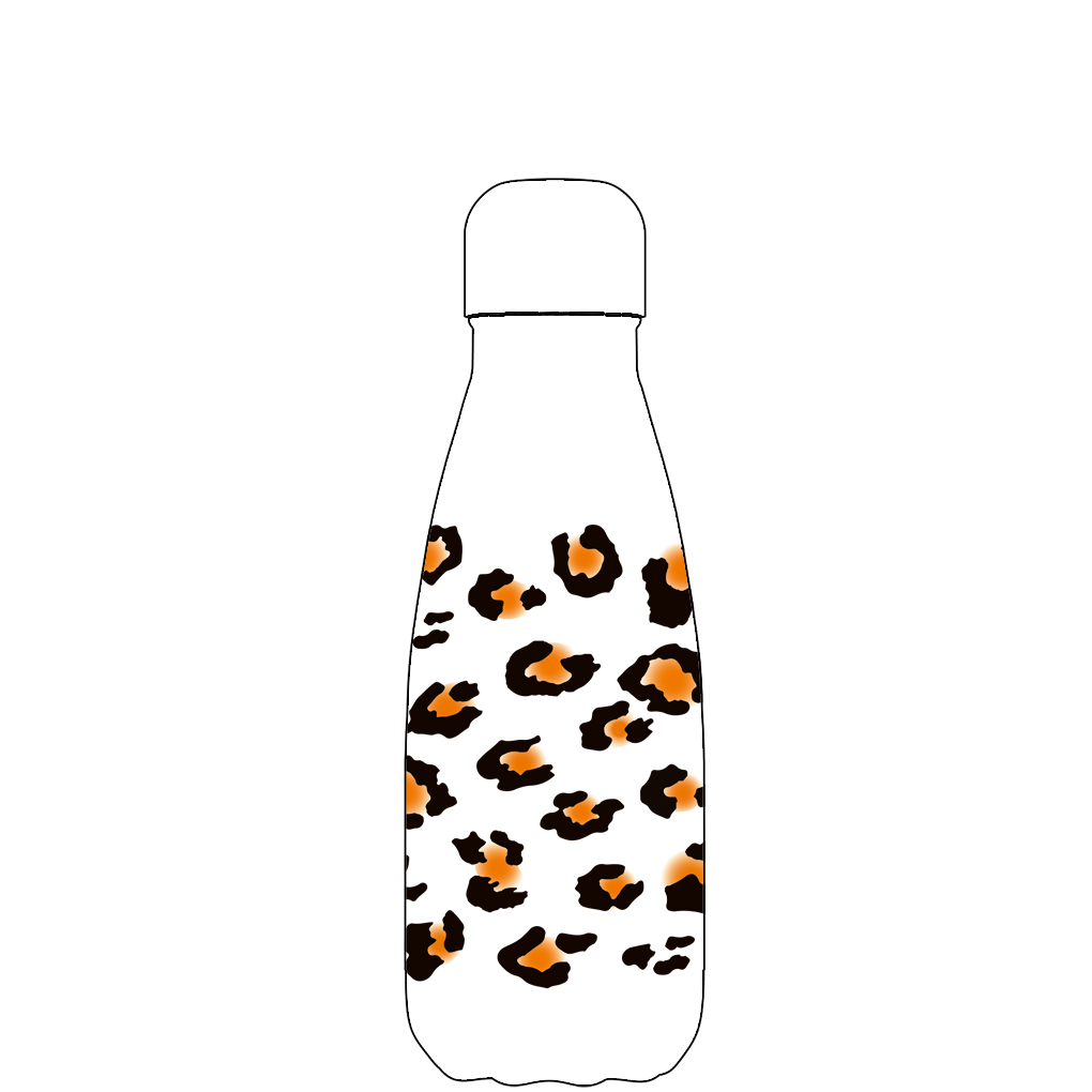 Original Leopard Print Water Bottle Pattern