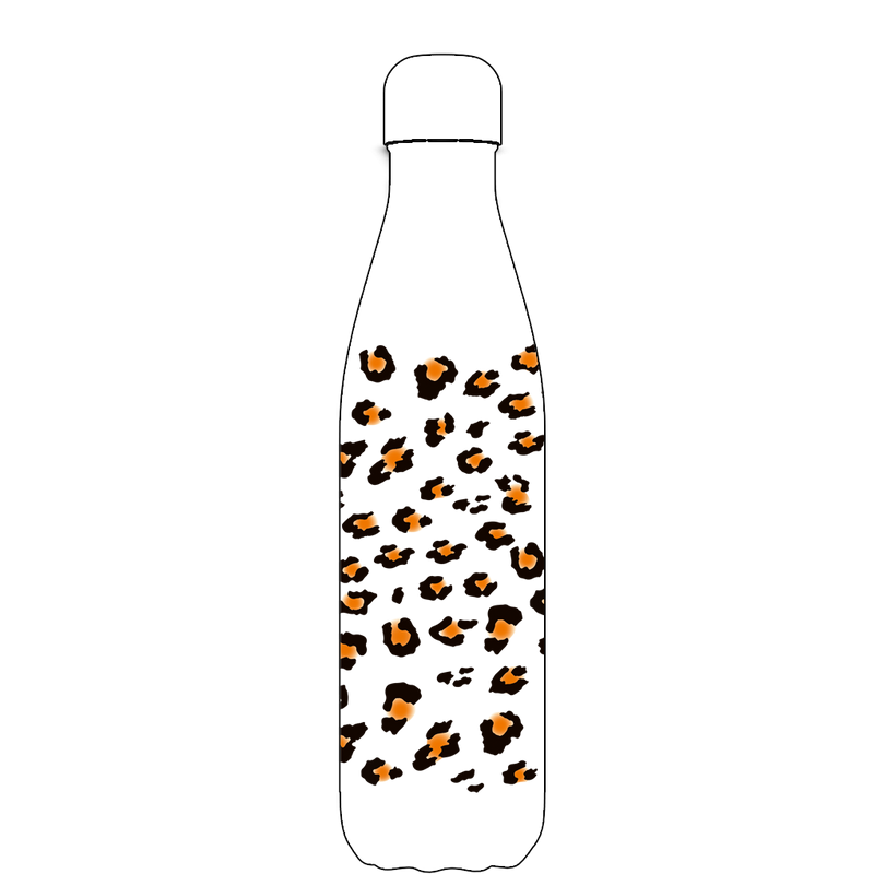 Original Leopard Print Water Bottle Pattern