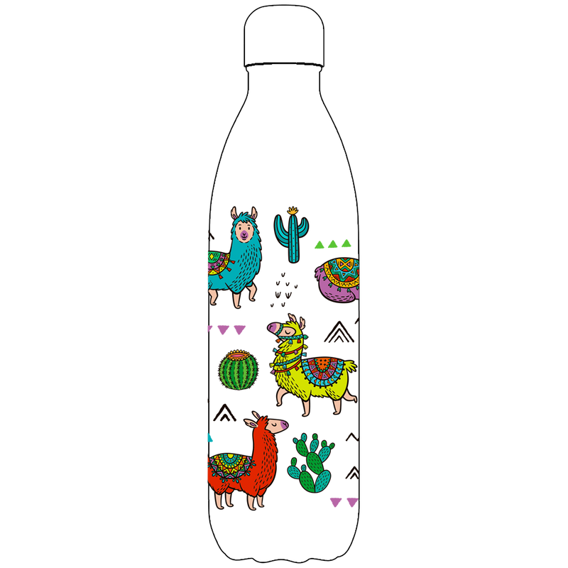 Original Llamas & Cactus Pattern