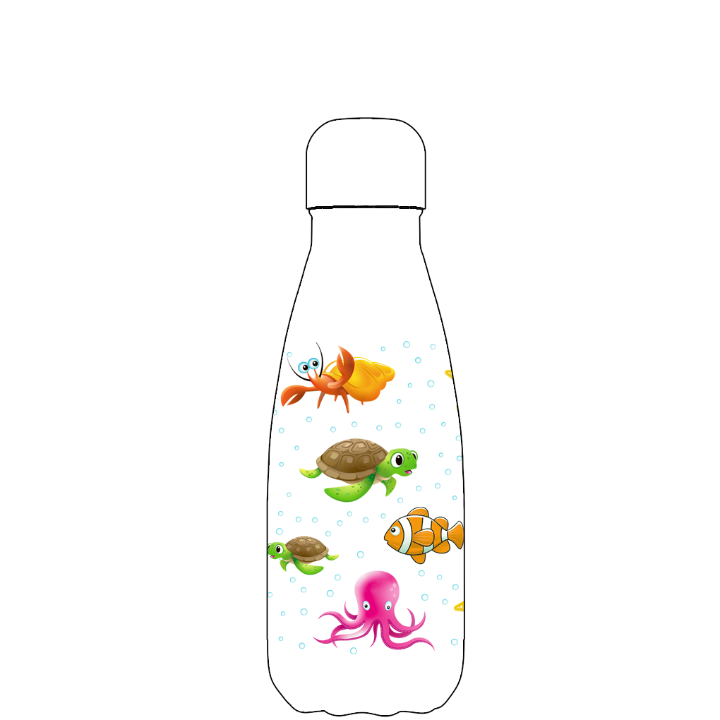 Original Underwater Water Bottle Pattern
