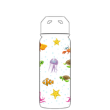 Botella de agua con pajita - Gen 2 Marine Life Pattern
