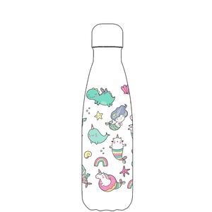 Original Mermaids and Unicorns Water Bottle Pattern