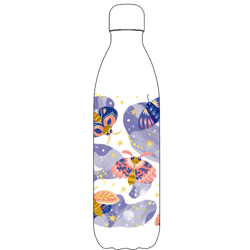Original Moths in Moonlight Pattern