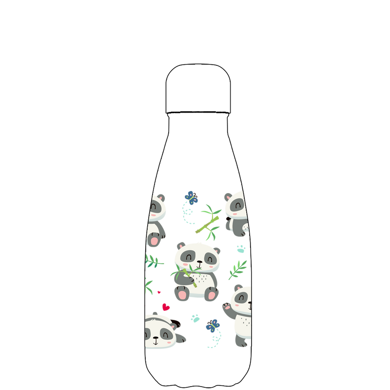 Original Panda Party Water Bottle Pattern