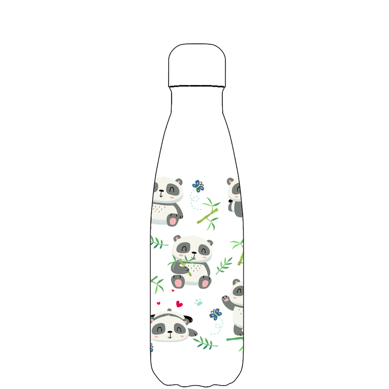 Original Panda Party Water Bottle Pattern