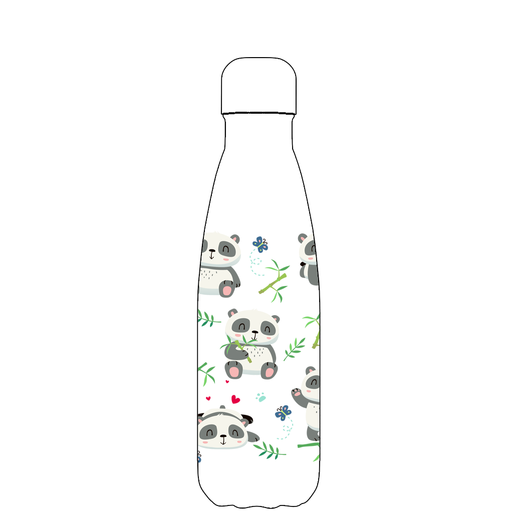 Original Panda Party Water Bottle Pattern