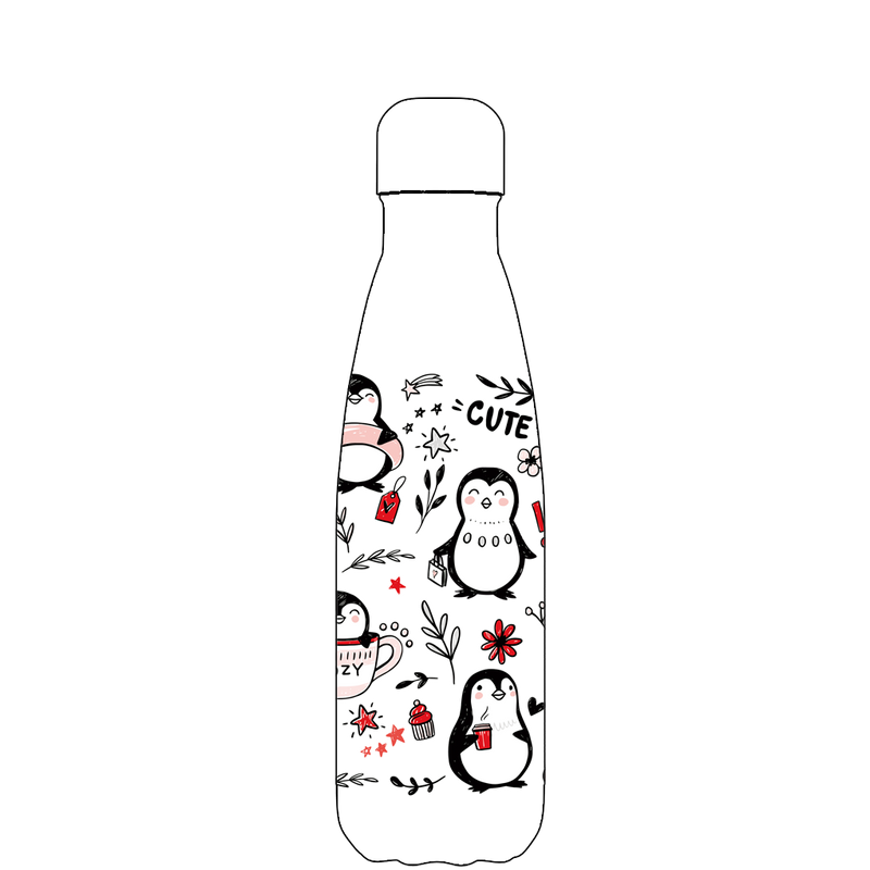 Original Penguin Huddle Water Bottle Pattern