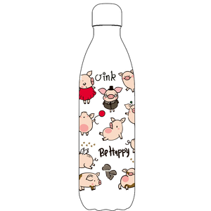 Original Pig of the bunch water bottle pattern