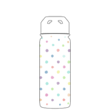 Borraccia con cannuccia - Motivo a pois Gen 2